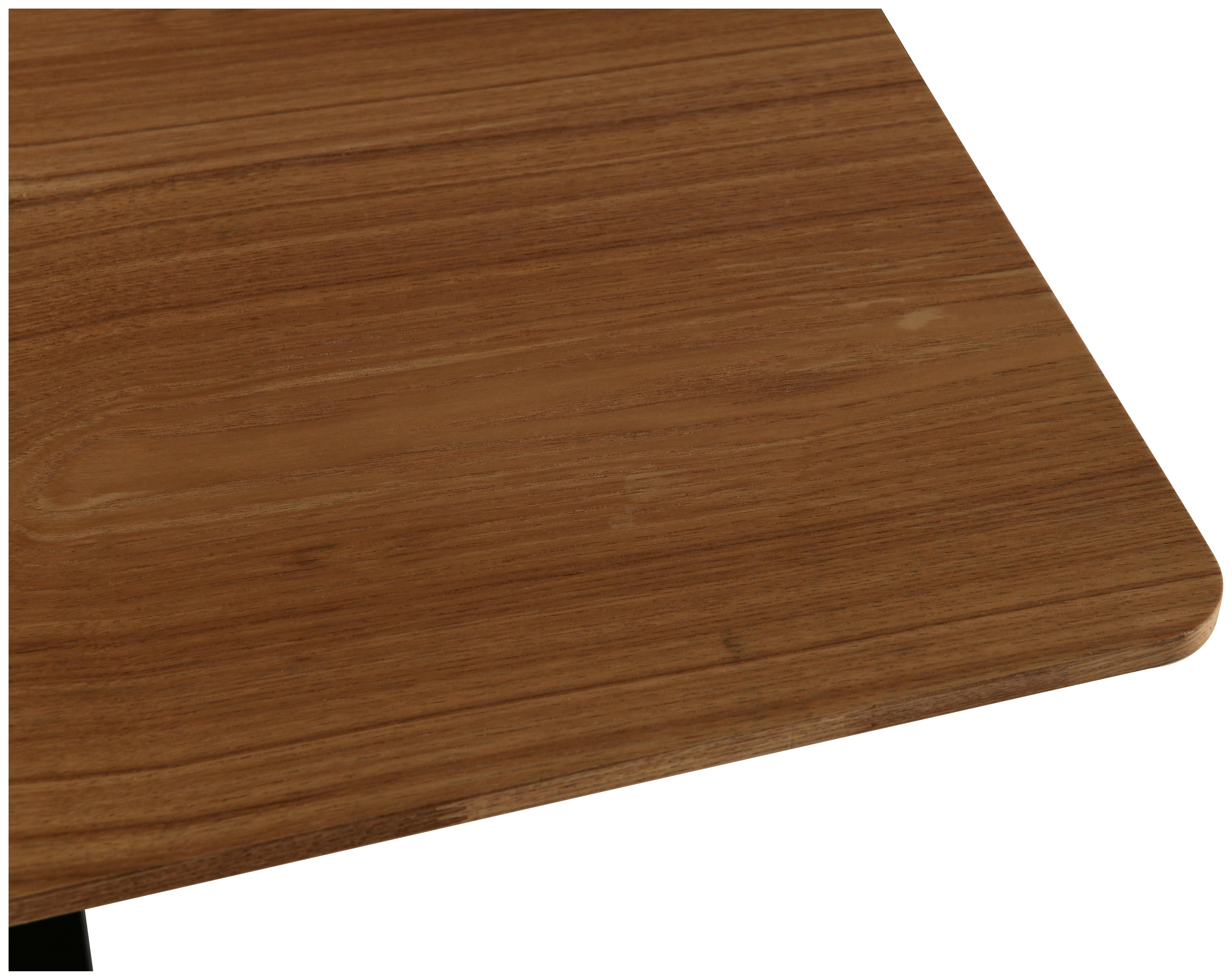 Esstisch Joe - Walnussfarben/Schwarz, LIFESTYLE, Holz/Holzwerkstoff (160/75/90cm) - MID.YOU