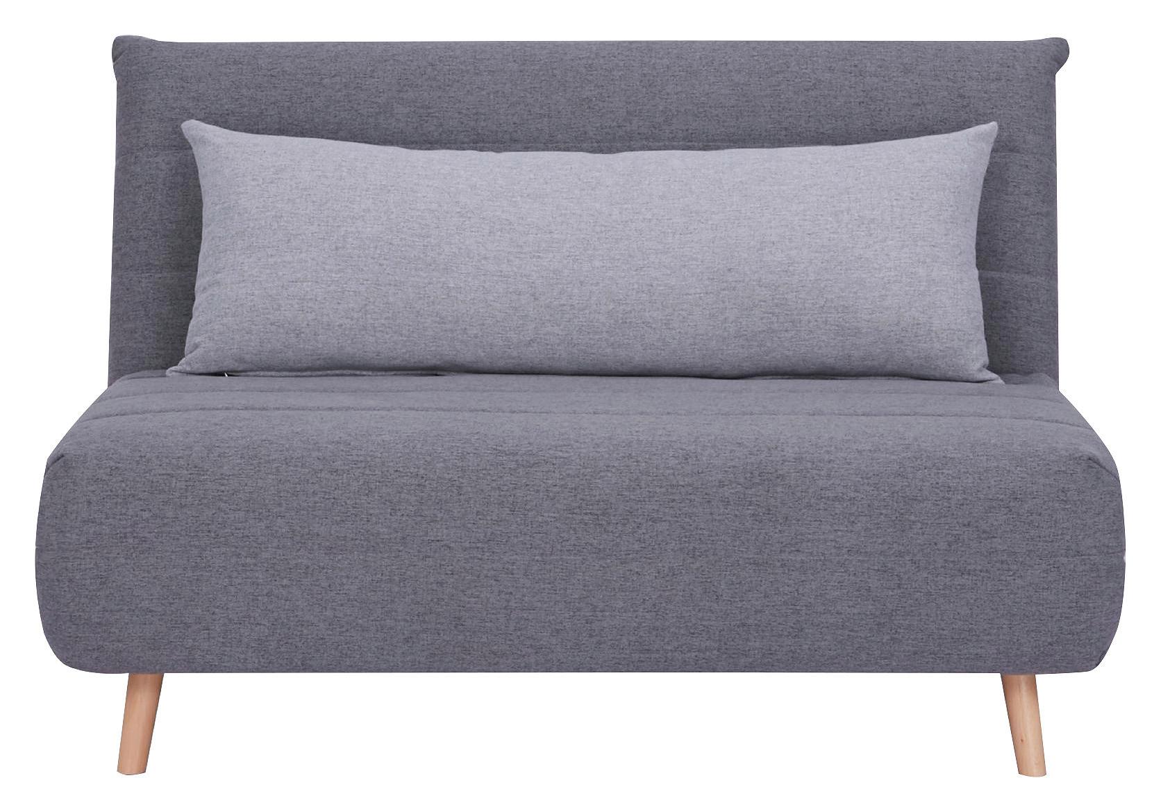 Kanapéágy "simon" Simon - világosszürke/sötétszürke, Modern, textil (125/84/91cm) - Ondega