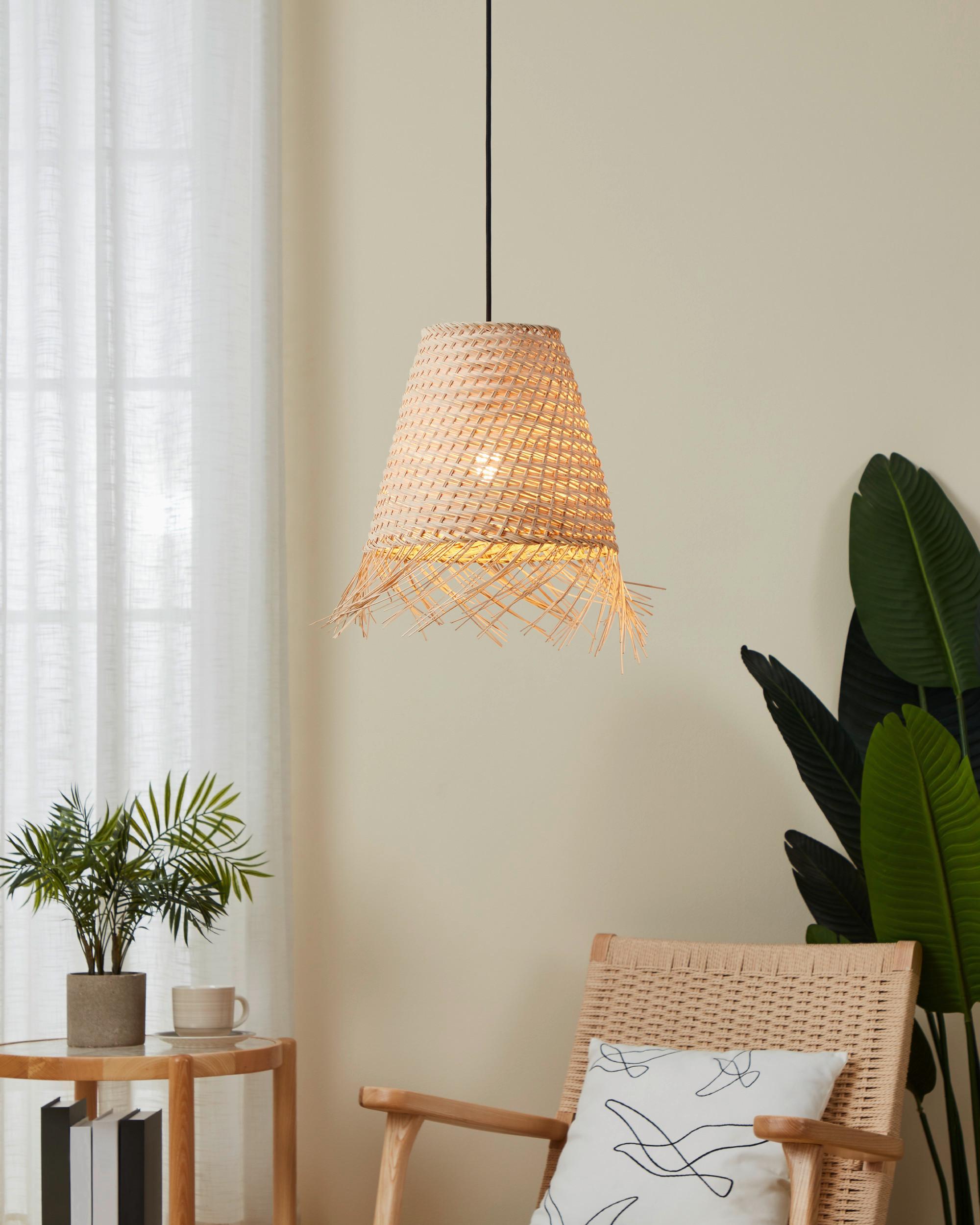 Hängeleuchte 43871*aycliffe - Schwarz, Design, Holz/Metall (30/110cm) - Eglo