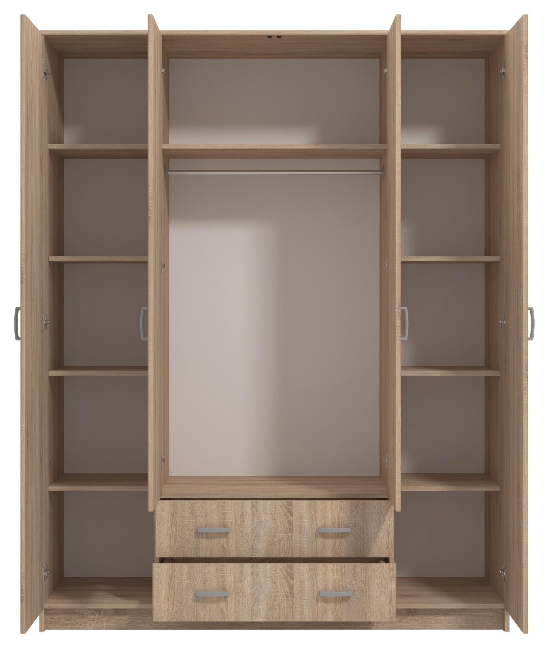 Nyílóajtós Szekrény Hana 160/205 Cm *TOP ÁR* - Basics (160/205/52cm) - Best Price