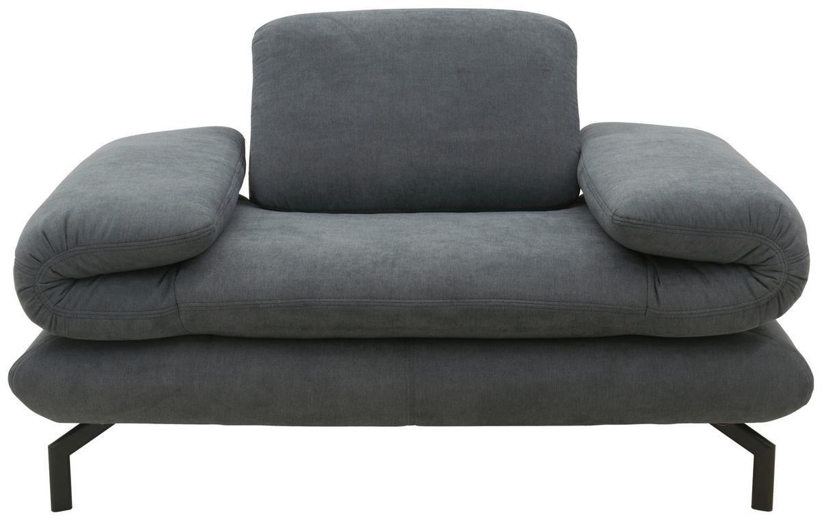 Sessel Looks Xiii - Dunkelgrau/Schwarz, Design, Textil (139/83/98cm) - LOOKS by W.Joop