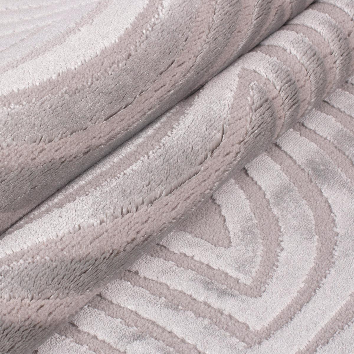 Webteppich Sahara - Silberfarben, Design, Textil (80/150cm) - Novel