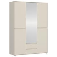Kleiderschrank Zapato Kaschmir B: 137cm - Kaschmir, MODERN, Glas/Holzwerkstoff (137/199,9/55cm)