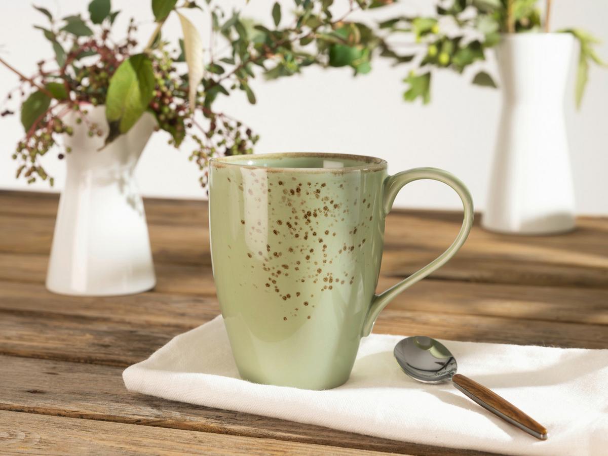 KAFFEEBECHERSET 22053 NATURE COLLECTION - Grün, Trend, Keramik (300ml) - Creatable