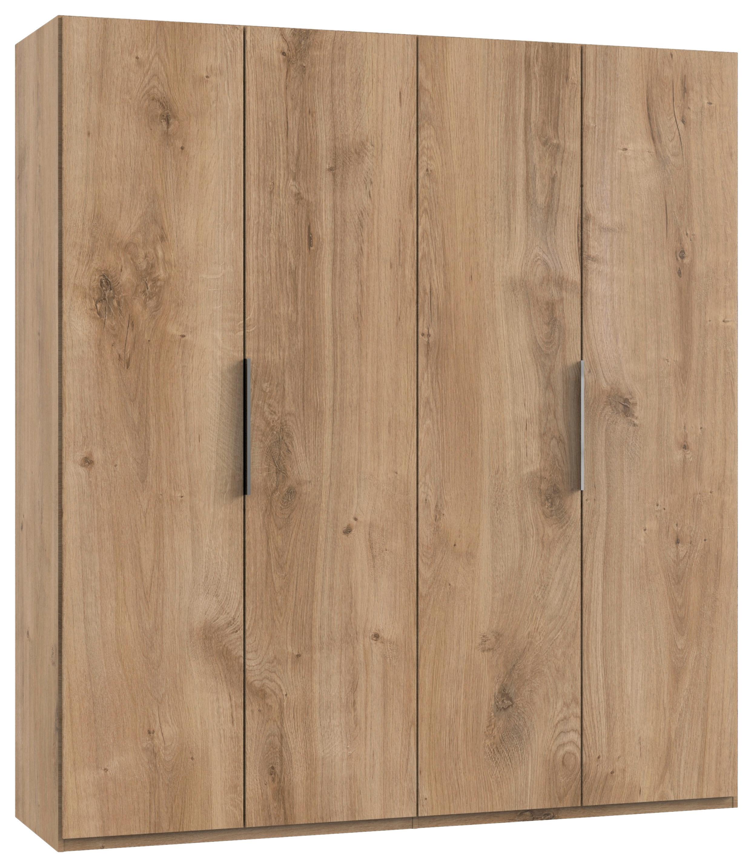 Drehtürenschrank B: 200 cm Level, Eiche Dekor - Eichefarben, MODERN, Holzwerkstoff (200/216/58cm) - MID.YOU