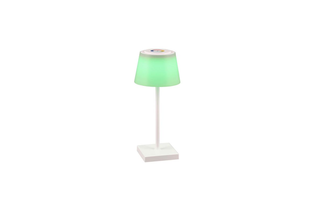 Akku-tischleuchte R54126131 Sanchez - Weiß, KONVENTIONELL, Kunststoff (13/30cm)