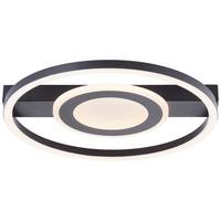 Led-deckenleuchte G99927a06 Maureen - Schwarz, Basics, Kunststoff/Metall (5/37/37cm) - Brilliant