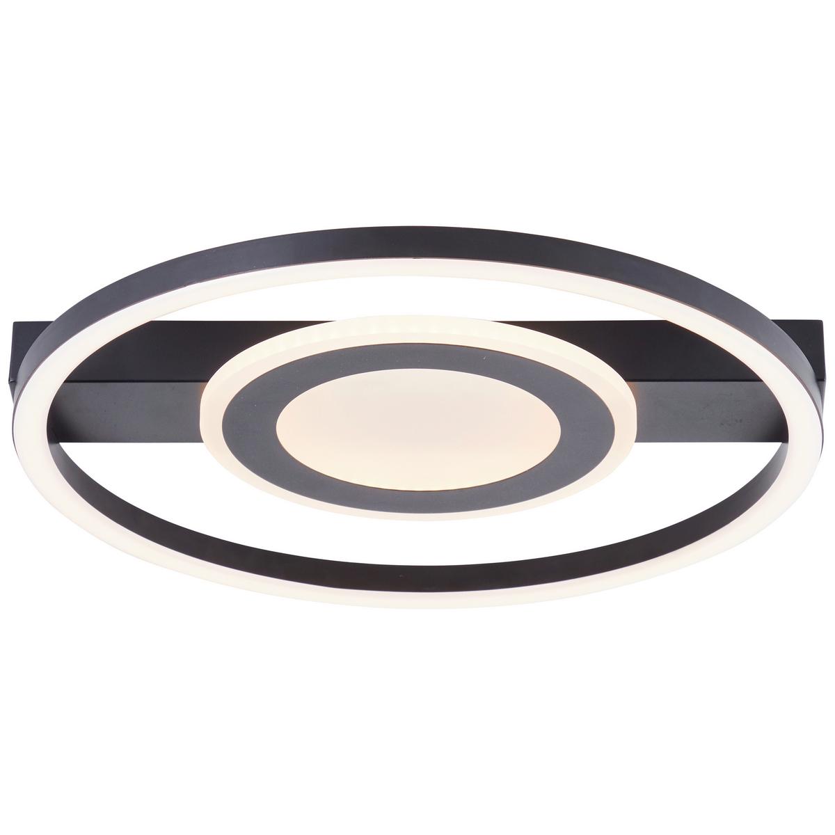 Led-deckenleuchte G99927a06 Maureen - Schwarz, Basics, Kunststoff/Metall (5/37/37cm) - Brilliant