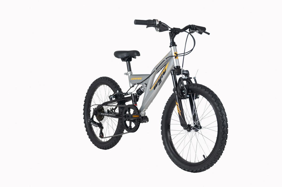 WYLD Kinder-MTB Fully 20'' grau - Grau, LIFESTYLE, Metall