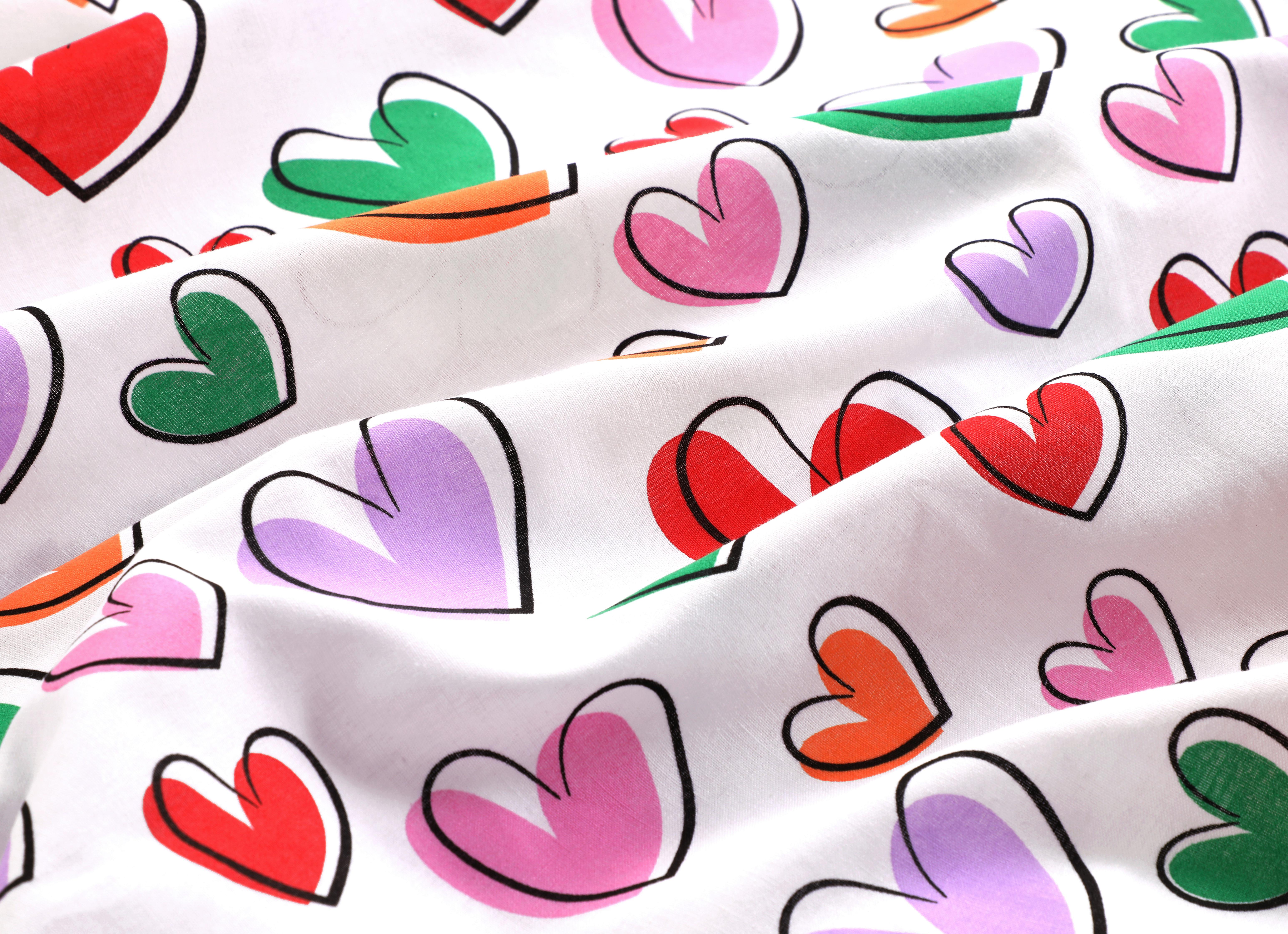 Bettwäsche Felice - Pink/Rot, MODERN, Textil - Luca Bessoni