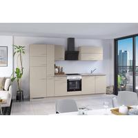 Küchenblock Ip1200 - Creme/Grau, Basics, Holzwerkstoff (310cm) - Impuls