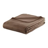 FLEECOVÁ DEKA FELICITY - hnedá, textil (140/200cm) - Mömax