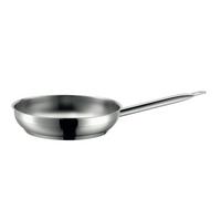 Bratpfanne Professional Edelstahl B: 25 cm - Silberfarben, Basics, Metall (25/47,5/6,1cm) - Mäser