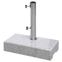 Schirmständer Granit für DM 2,5-4,8 cm - Hellgrau, MODERN, Stein (45/10/22cm) - Doppler
