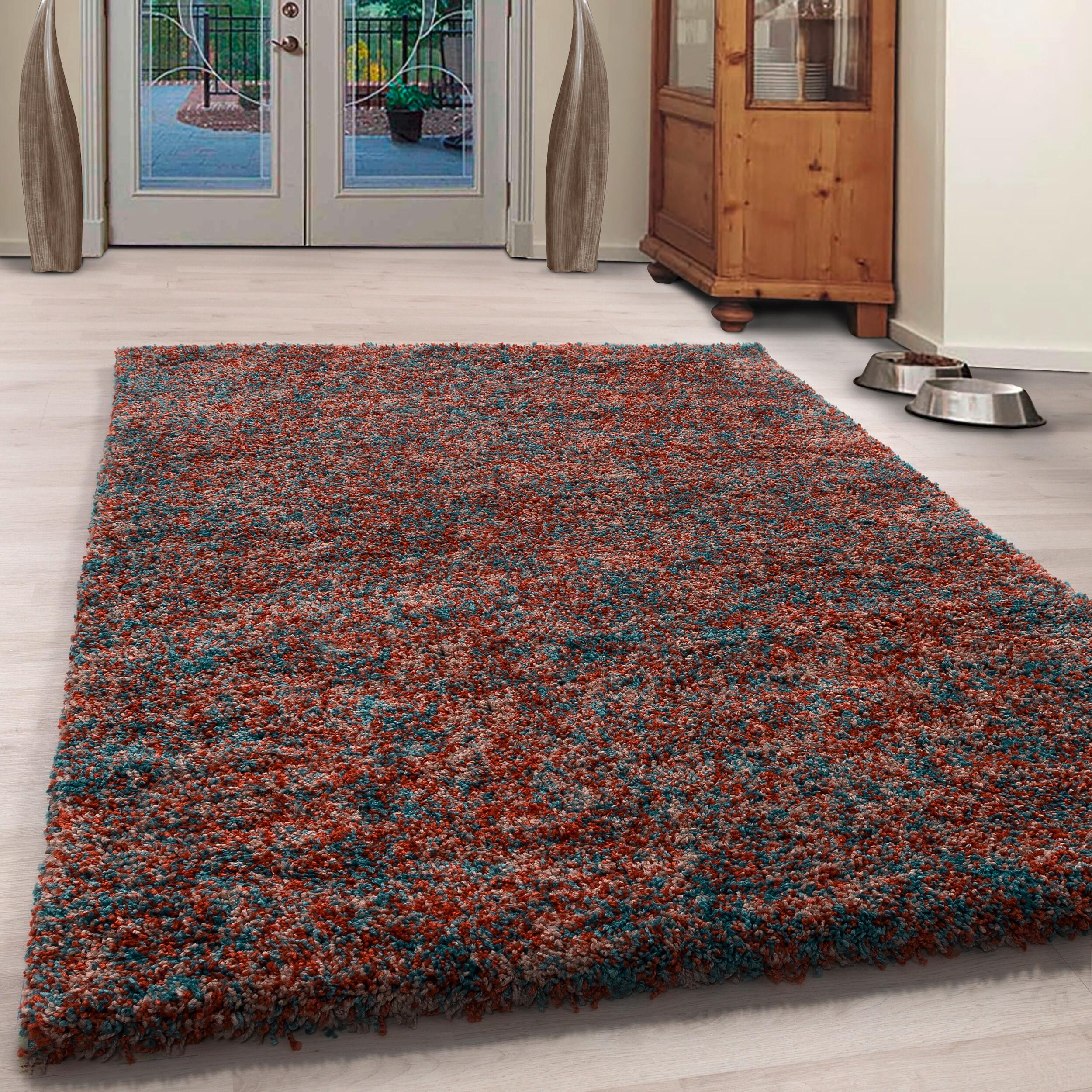 Hochflorteppich Enjoy - Terracotta, KONVENTIONELL, Textil (240/340cm) - Novel