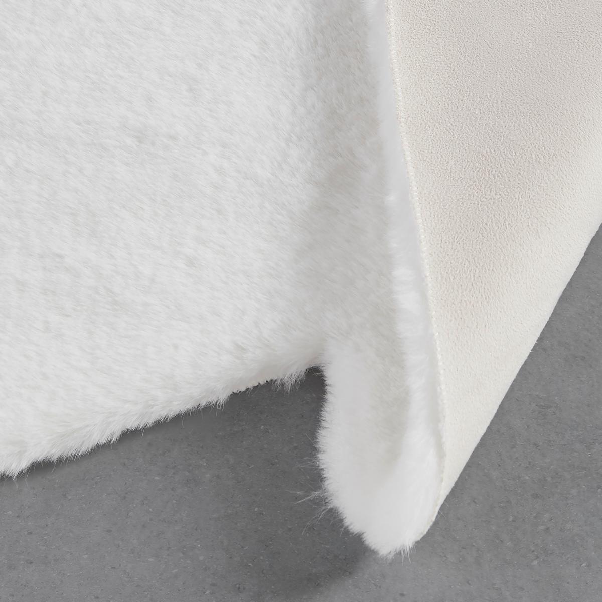 UMĚLÁ KOŽEŠINA Marlene, 90/60cm, bílá - bílá, kožešina/textil (90/60cm) - Modern Living
