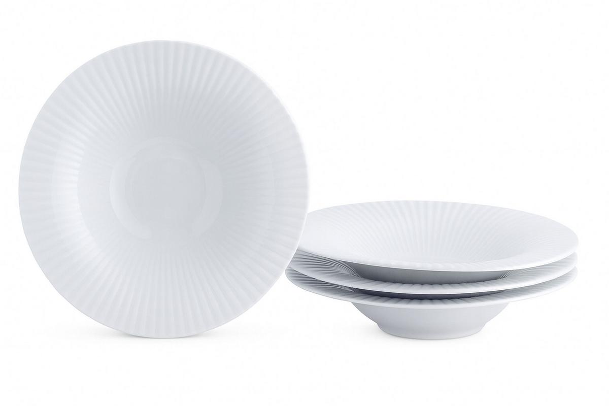 Gourmetteller Allegra Weiß, Ø ca. 30,5 cm - Weiß, Basics, Keramik (30,5/6,5cm) - Creatable