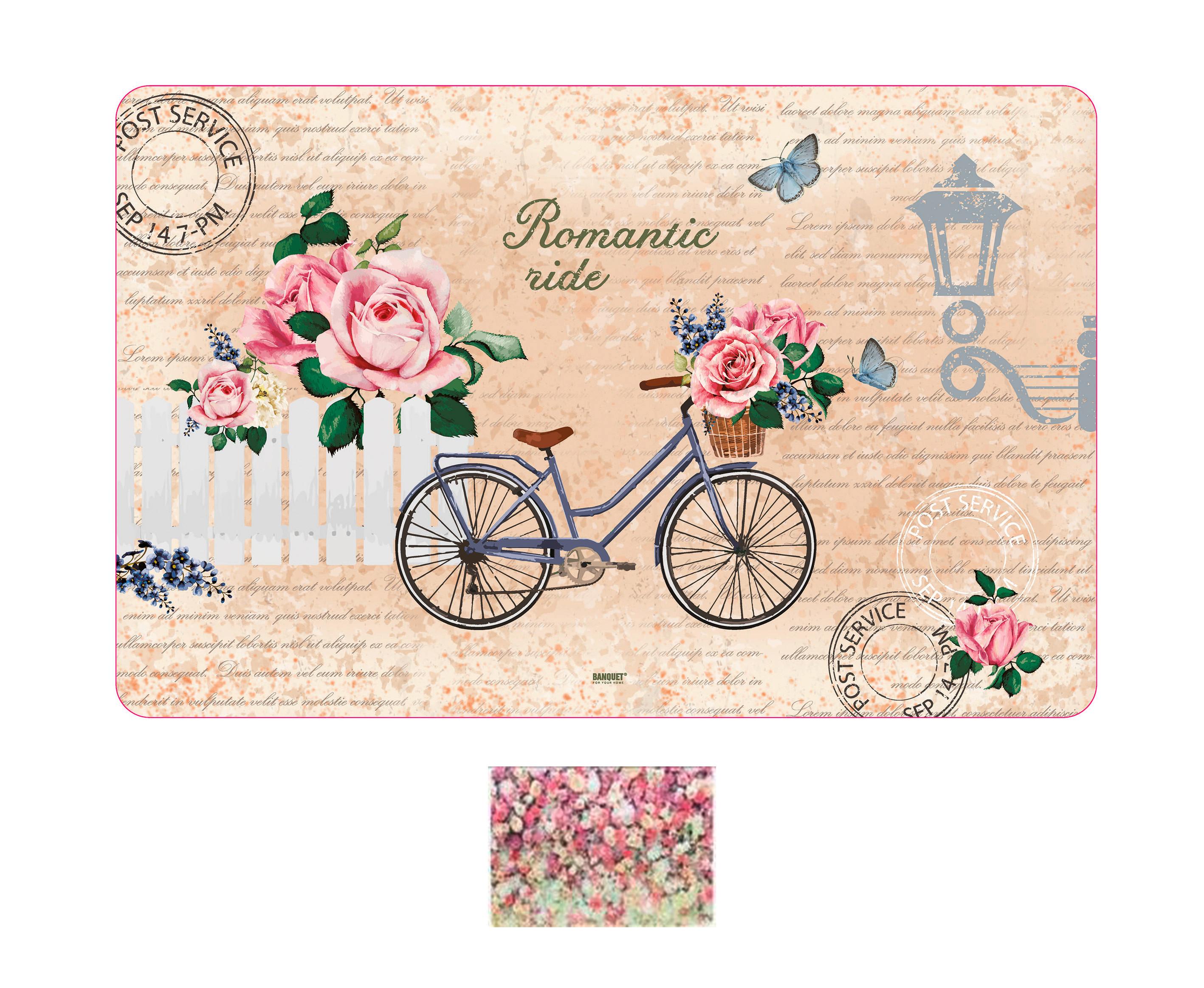 Prestieranie FLOWERS 43 X 28 CM - Basics, plast (0.04/28/43.5cm)