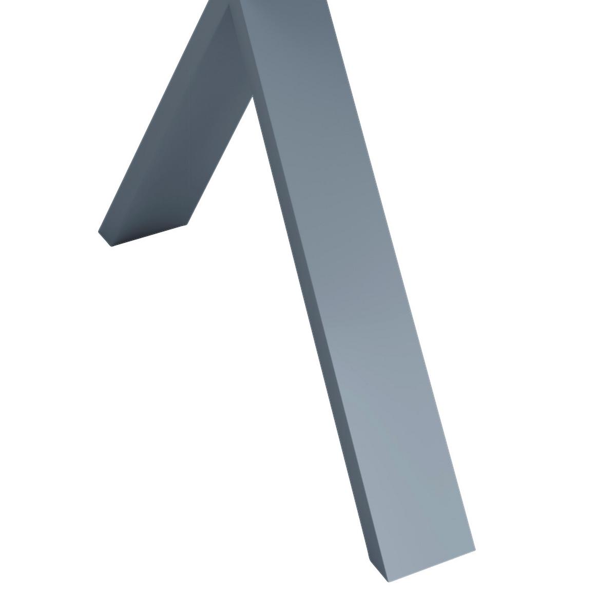 Schreibtisch Lona Sonoma Eiche B: 80 Cm - Silberfarben/Sonoma Eiche, MODERN, Holzwerkstoff/Metall (110/80/76cm) - MID.YOU