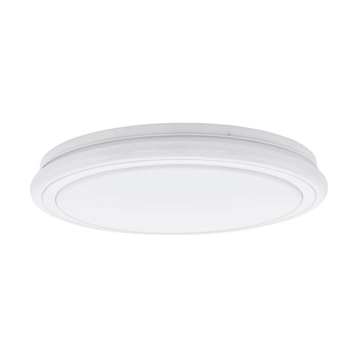 Deckenleuchte Lipari Ø 40 Cm - Weiß, Basics, Kunststoff/Metall (40/7cm) - Eglo