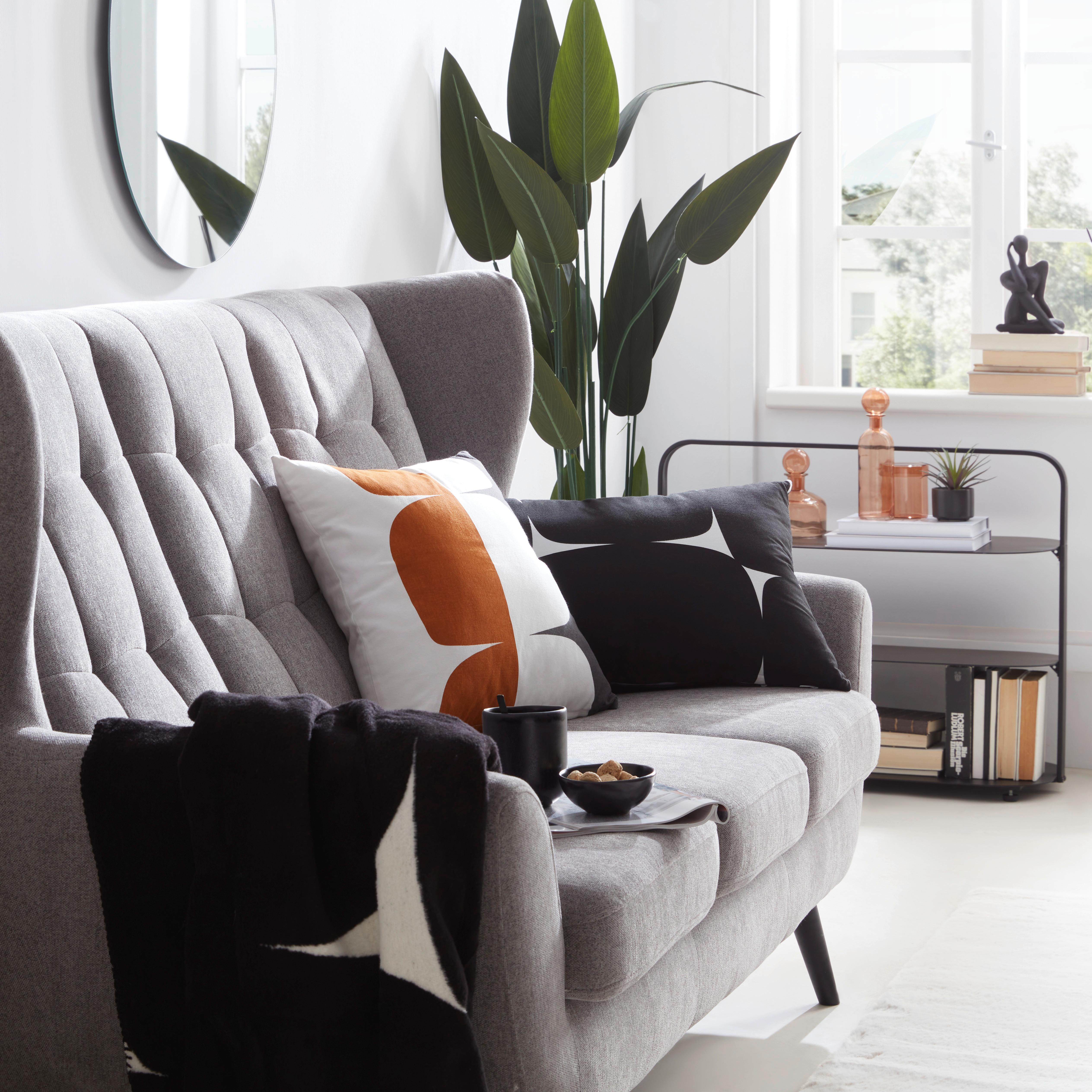 Deka Pebble stone, 130/170cm - čierna/biela, Modern, textil (130/170cm) - Modern Living