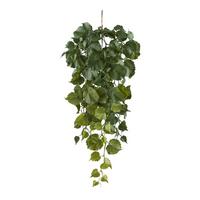 Kunstpflanze Hängepflanze Grün, H: 65 cm - Grün, Design, Kunststoff (65cm) - P & B