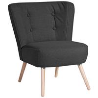 Sessel Neele - Buchefarben/Schwarz, Design, Textil (69/80/68cm) - Max Winzer