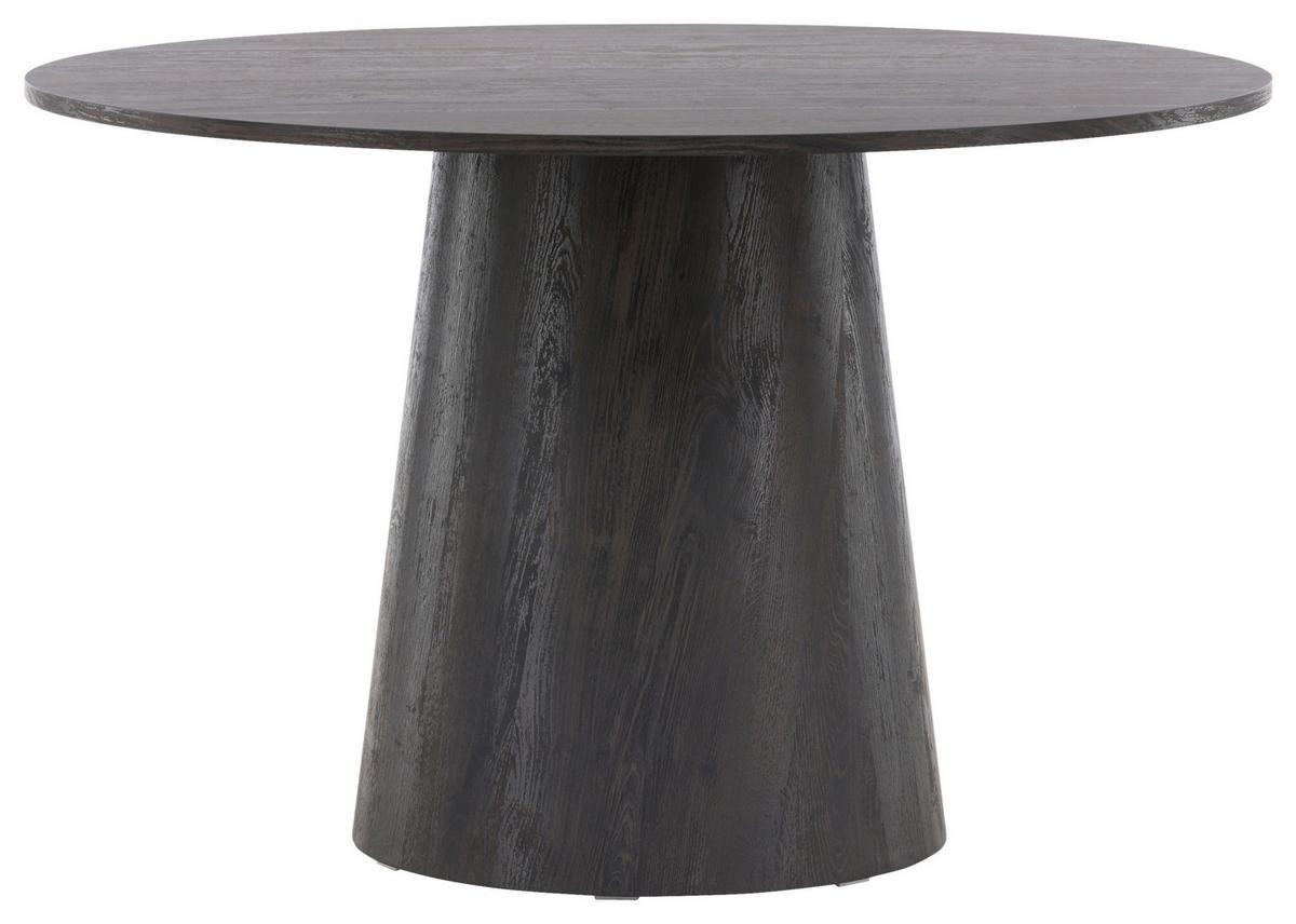 Esstisch Lanzo - Schwarz/Braun, Design, Holz (120/120/75cm) - Livetastic