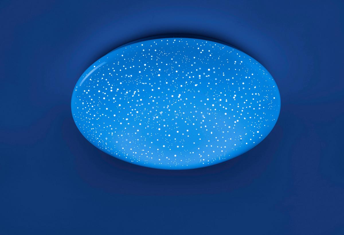 LED-Deckenleuchte Skyler Ø 39 cm mit Farbwechsler und dimmbar - Weiß, Basics, Kunststoff (39/39/12cm)