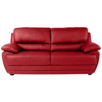 2-sitzer-sofa Neobolo Rot Lederlook - Rot, Design, Textil (209/97/100cm) - Livetastic