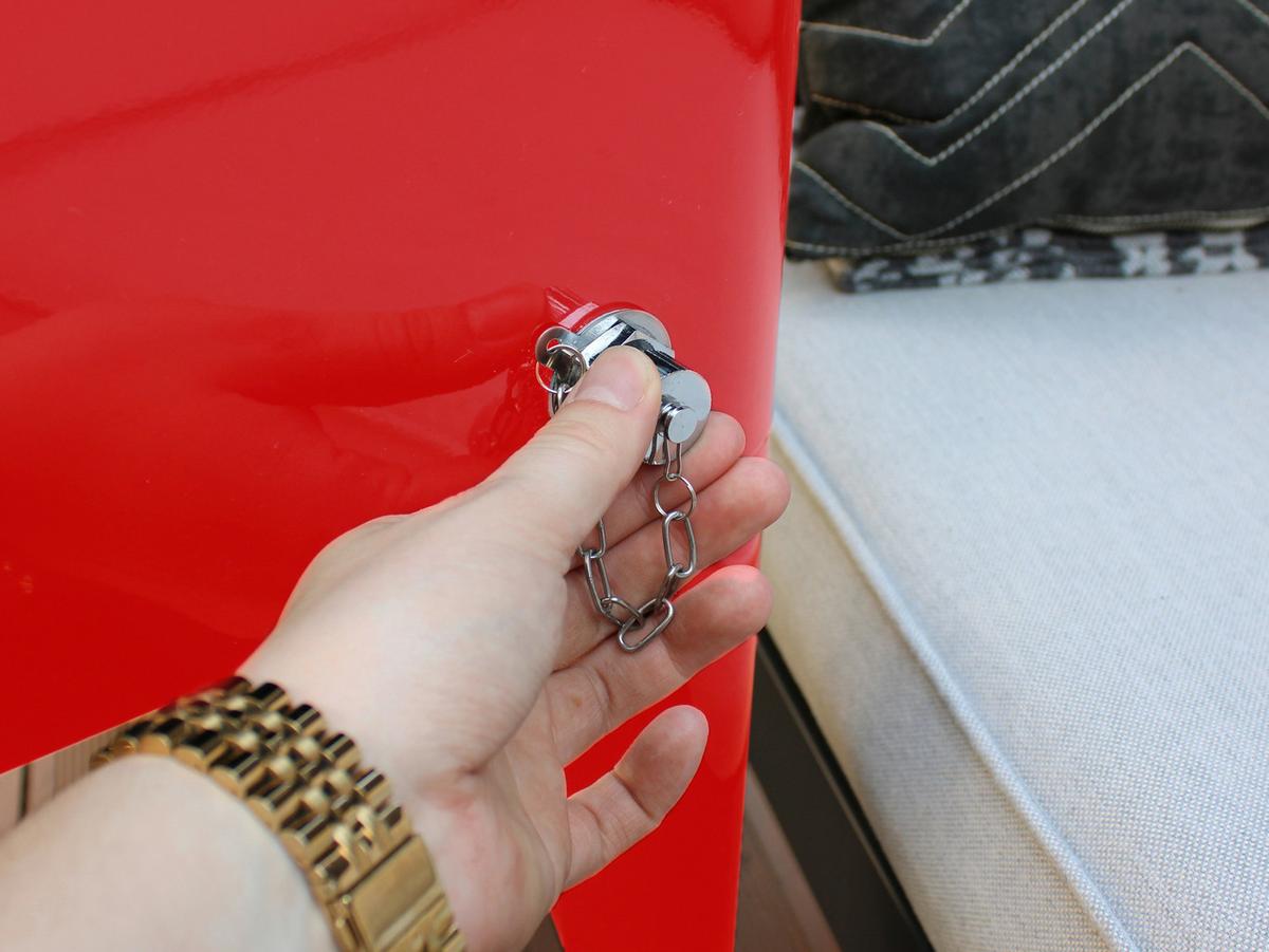 Kühlbox A065.001.02 - Rot, KONVENTIONELL, Kunststoff/Metall (43/89/92cm) - Ambia Garden