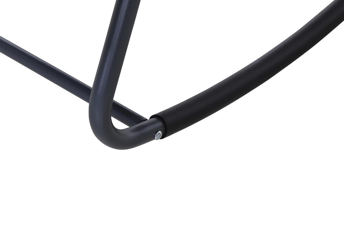 Schaukelliege Metall/Kunststoff/Textil - Blaugrau, KONVENTIONELL, Kunststoff/Textil (57/81/143cm) - Siena Garden