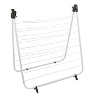 Badewannentrockner Stahl, weiß - Weiß, Basics, Metall (4/66/122cm) - MSV