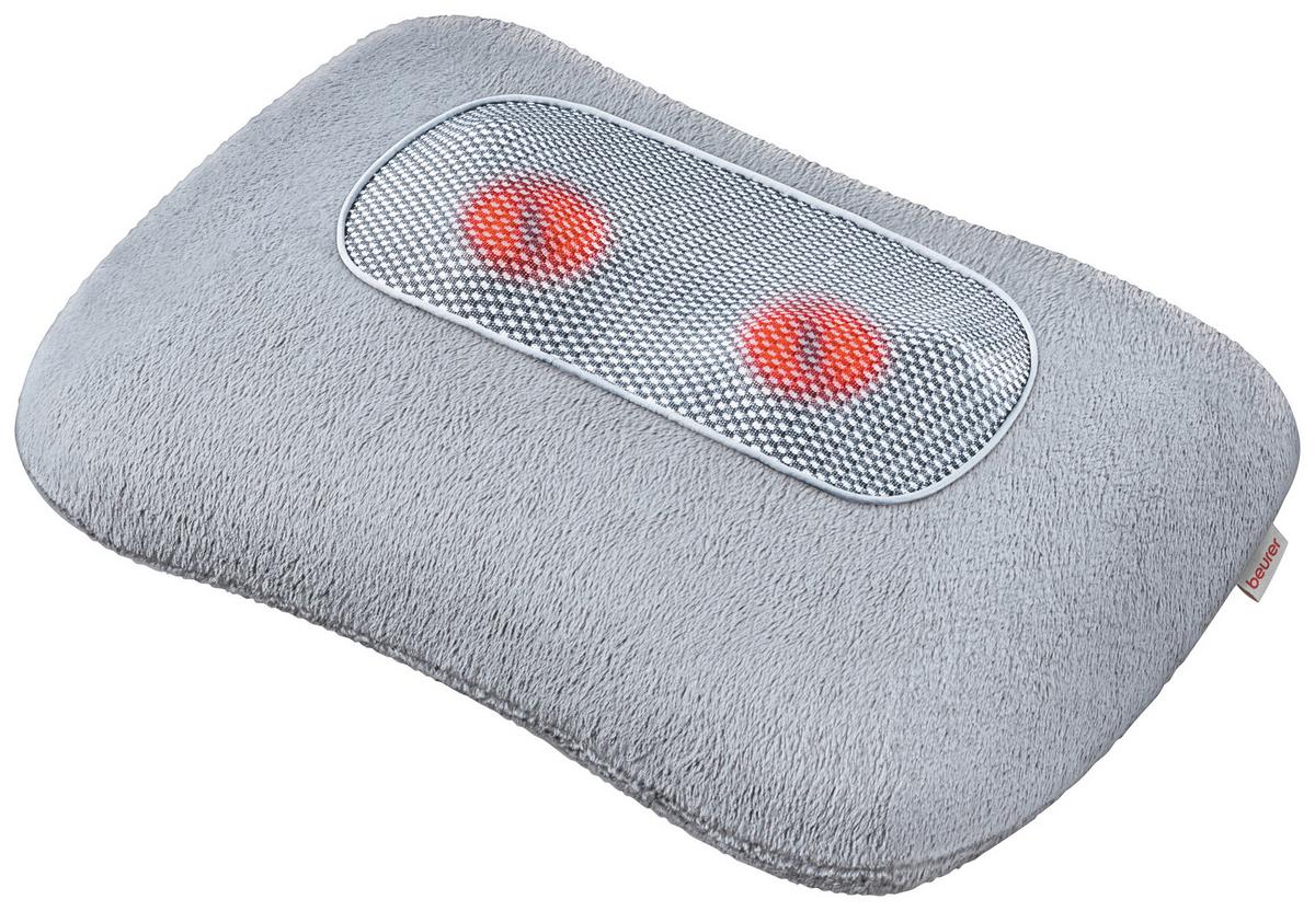 Shiatsu-Massagekissen Geeignet für Rücken, Beine, Nacken - Grau, KONVENTIONELL, Kunststoff (32,5/24,3/12cm) - Beurer
