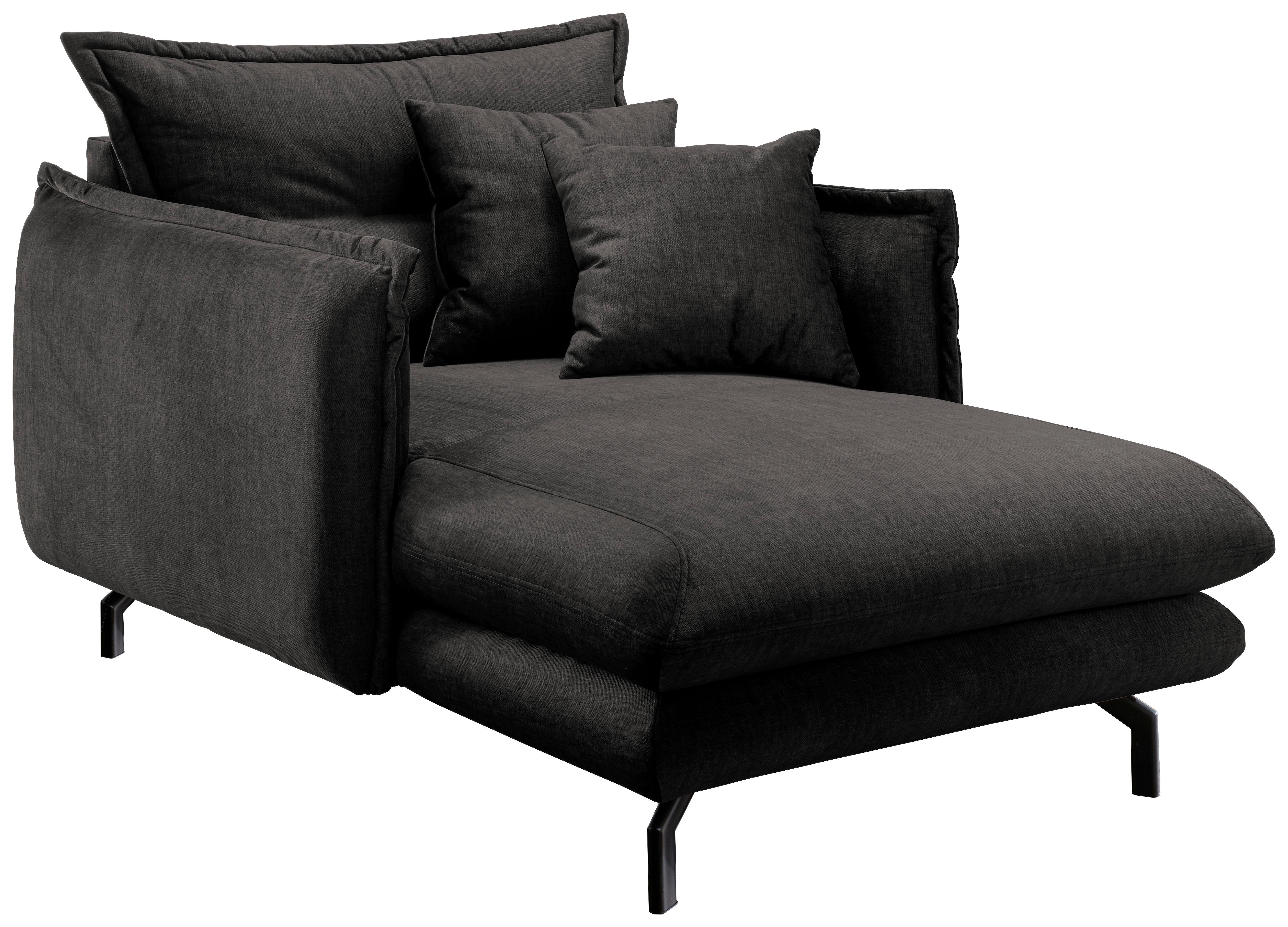 Xxxl-Sessel Lava Anthrazit B: 111 cm