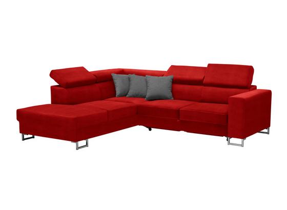Wohnlandschaft In L-Form California 230x250cm - Edelstahlfarben/Rot, MODERN, Textil (230/250cm) - Luca Bessoni Wohnlandschaft In L-Form California 230x250cm - Edelstahlfarben/Rot, MODERN, Textil (230/250cm) - Luca Bessoni