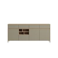 Sideboard Stranda Eukalyptus/Holzfarben - Eichefarben/Eukalyptusholzfarben, Design, Holzwerkstoff (193/85/39cm) - MID.YOU