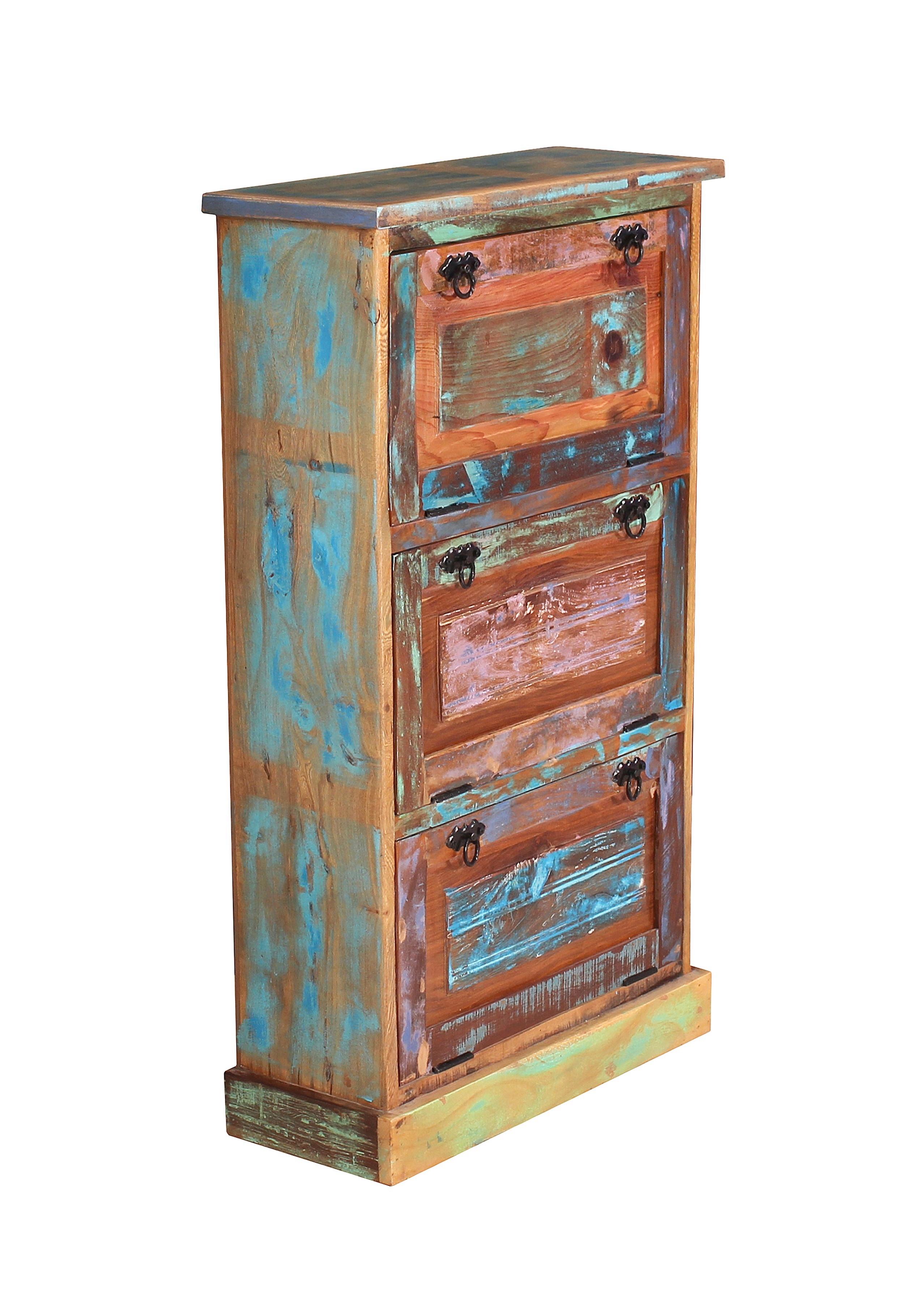 SCHUHSCHRANK Multicolor B: 65cm - Multicolor, Design, Holz (65/110/25cm) - MID.YOU