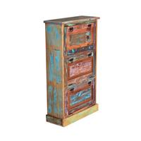 SCHUHSCHRANK Multicolor B: 65cm - Multicolor, Design, Holz (65/110/25cm) - MID.YOU