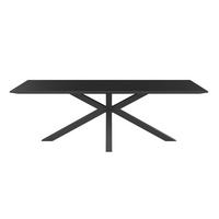 ZÁHRADNÝ STÔL MARBELLA - antracitová, Modern, kov/sklo (240/100/75cm) - Mömax