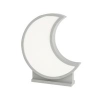 KINDERTISCHLEUCHTE 41-11640 MOON - Grau, Basics, Holzwerkstoff/Kunststoff (26/5/29.5cm)