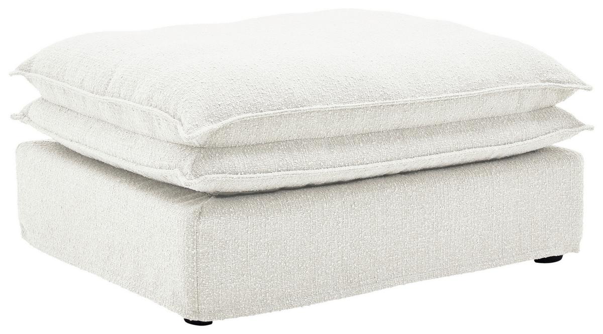 Hocker Aurora - Schwarz/Weiß, Trend, Textil (90/46/105cm) - Livetastic