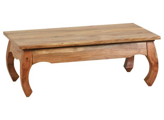 Couchtisch Holz Massiv Opium, Akazie B:110cm - Akaziefarben, Design, Holz (110/60/40cm) - Carryhome Couchtisch Holz Massiv Opium, Akazie B:110cm - Akaziefarben, Design, Holz (110/60/40cm) - Carryhome
