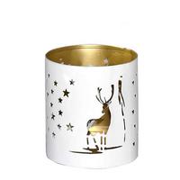 Teamécsestartó Lorik - aranyszínű/fehér, Konventionell, fém (9/10cm) - Luca Bessoni