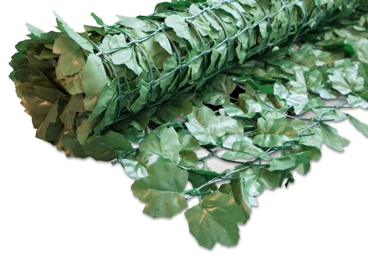 Sichtschutzhecke Ahornoca Grün H: 150 Cm - Grün, Basics, Kunststoff (300/150cm)