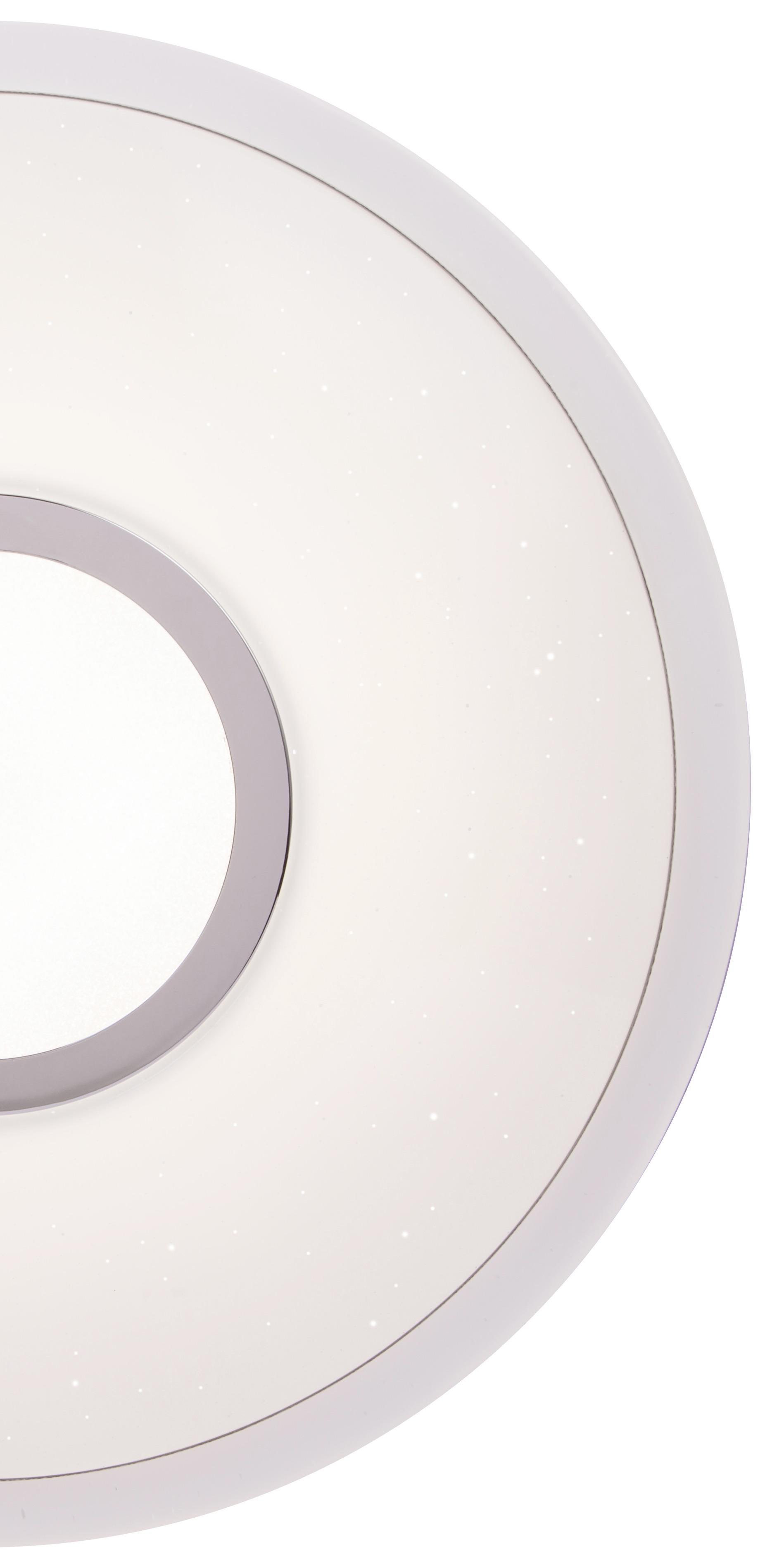 LED-Deckenleuchte Connor Ø 40 cm Mit Smart-Steuerung - Basics, Kunststoff/Metall (40/6,5cm) - Globo