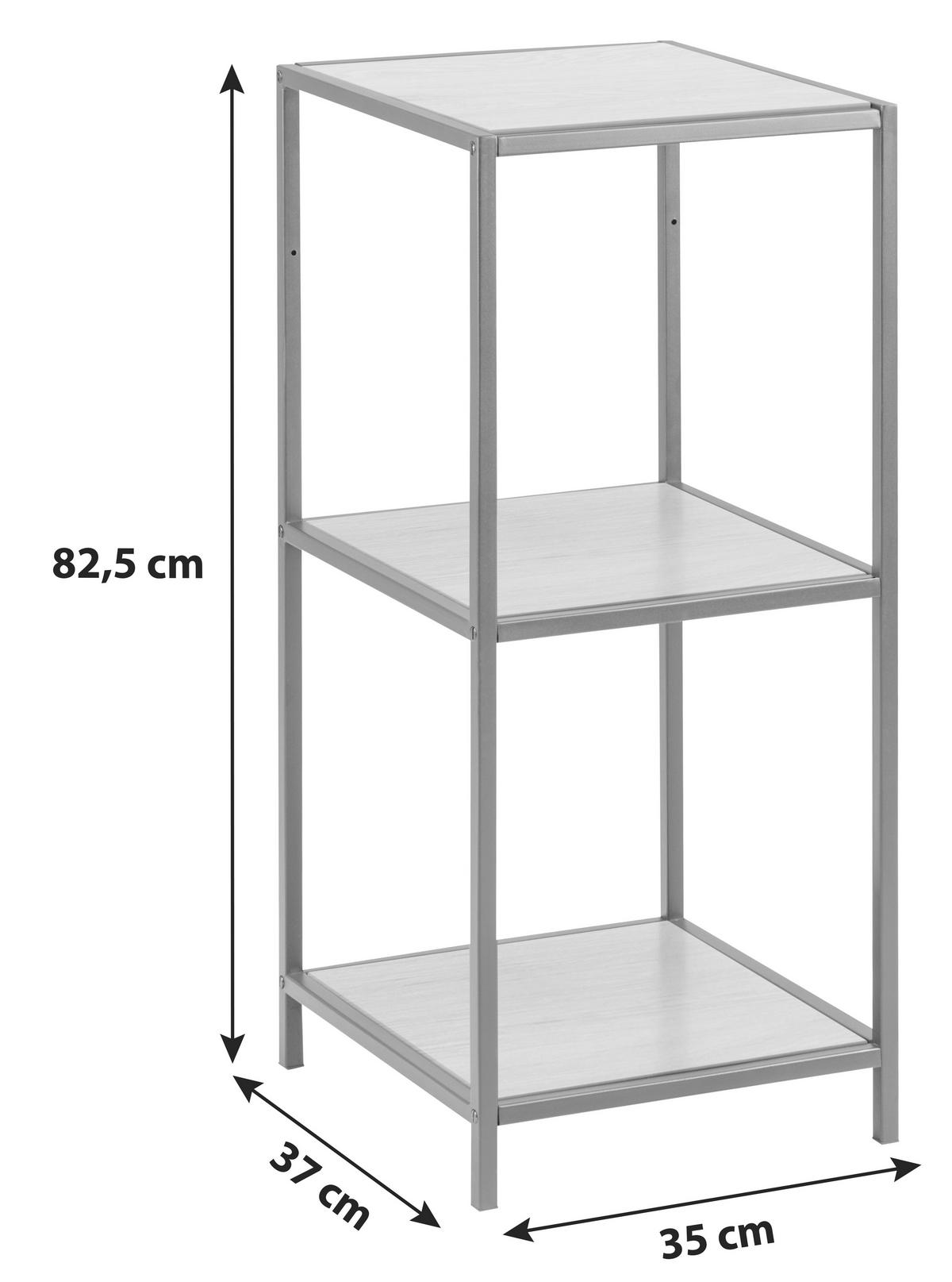 Polcos Elem Seaford 35/82,5cm - tölgyfa színű, Trend, faalapú anyag (35,0/82,5/37,0cm) - MID.YOU
