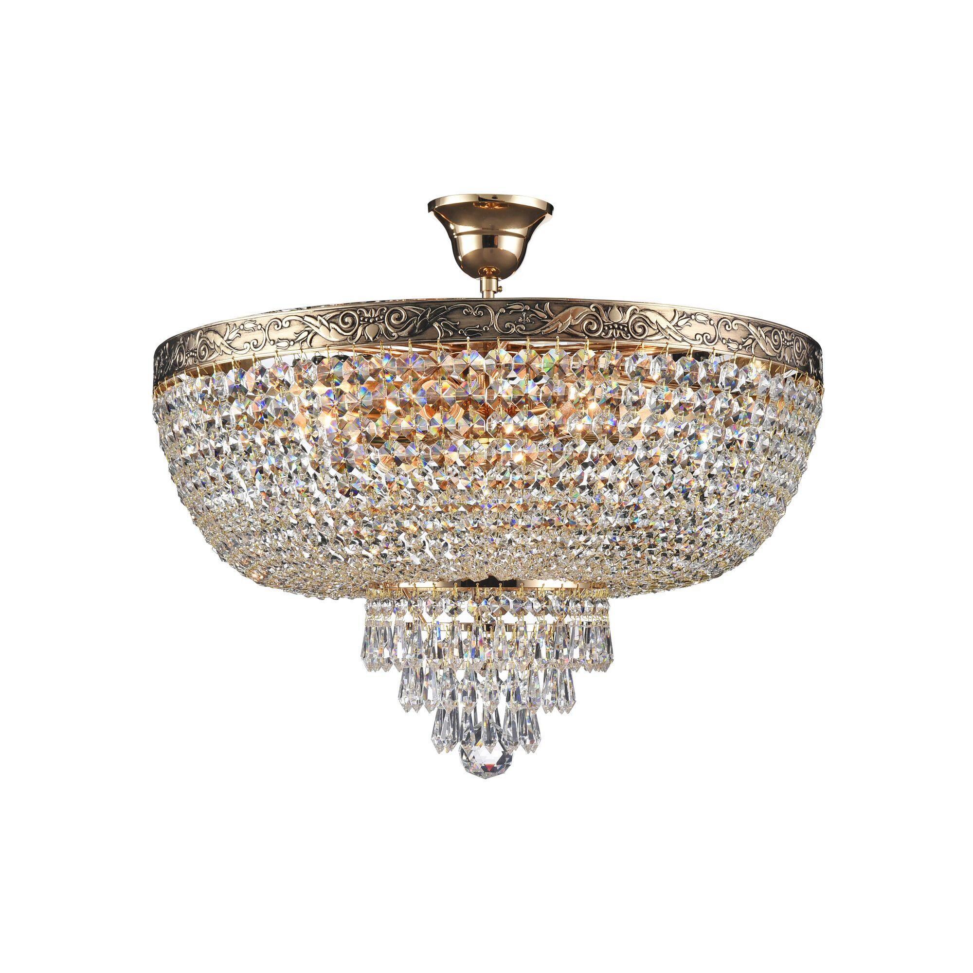 Kronleuchter Palace - Goldfarben, Trend, Metall (50/38cm) - MAYTONI