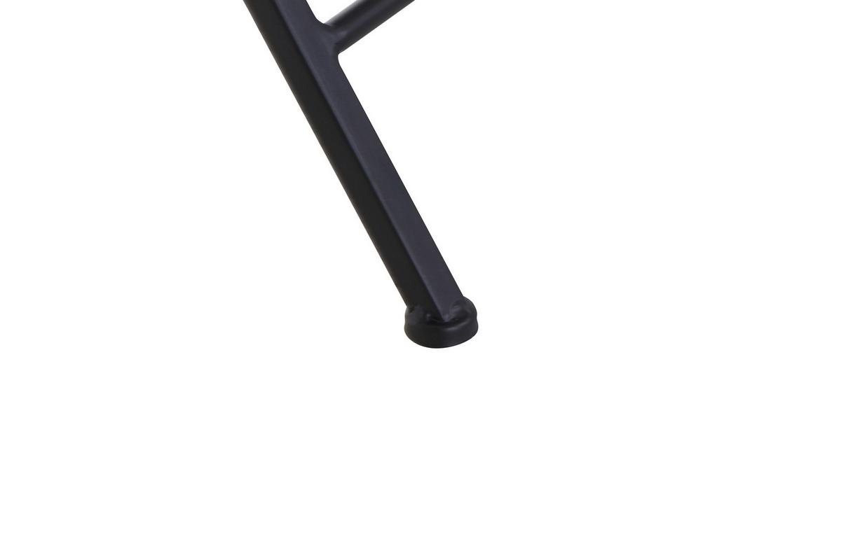 Gartentisch Klappbar Metall/Keramik L 67,5 cm - Schwarz, KONVENTIONELL, Keramik/Metall (67,5/41/60cm) - Siena Garden
