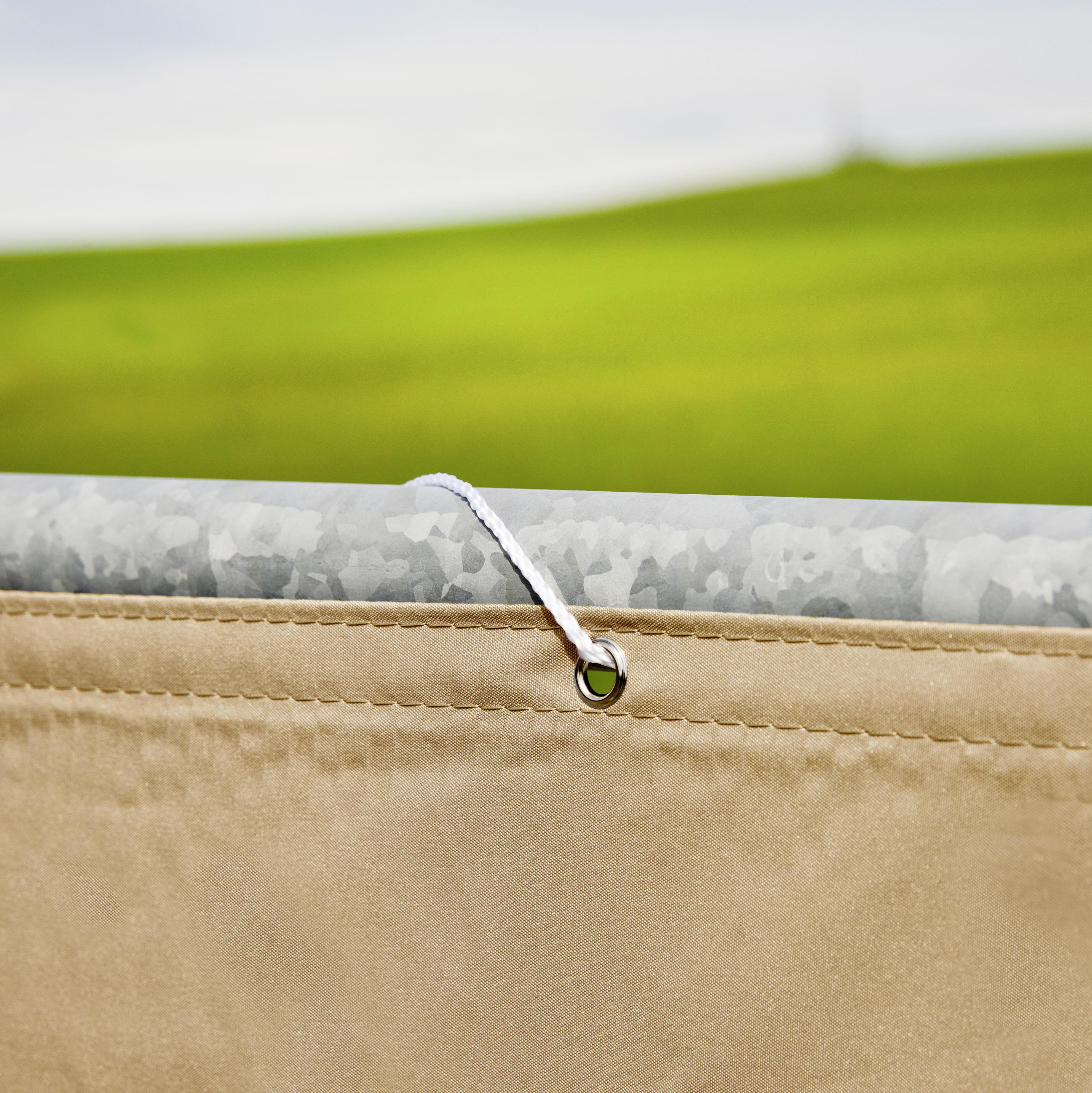 Sichtschutz Malta 0,9/5 M, Olivgrün - Olivgrün, Basics, Textil (90/500cm)